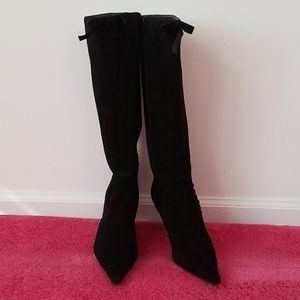 Anne Klein Knee High Suede Boots